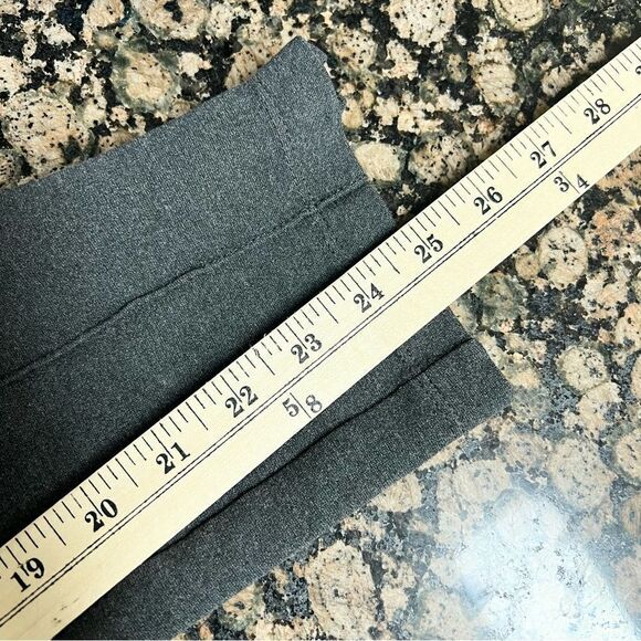 St. John Pull On Pants Womens Size M Gray Zip Ankles Stretch Career - Picture 8 of 8